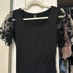 Black SHEIN body suit